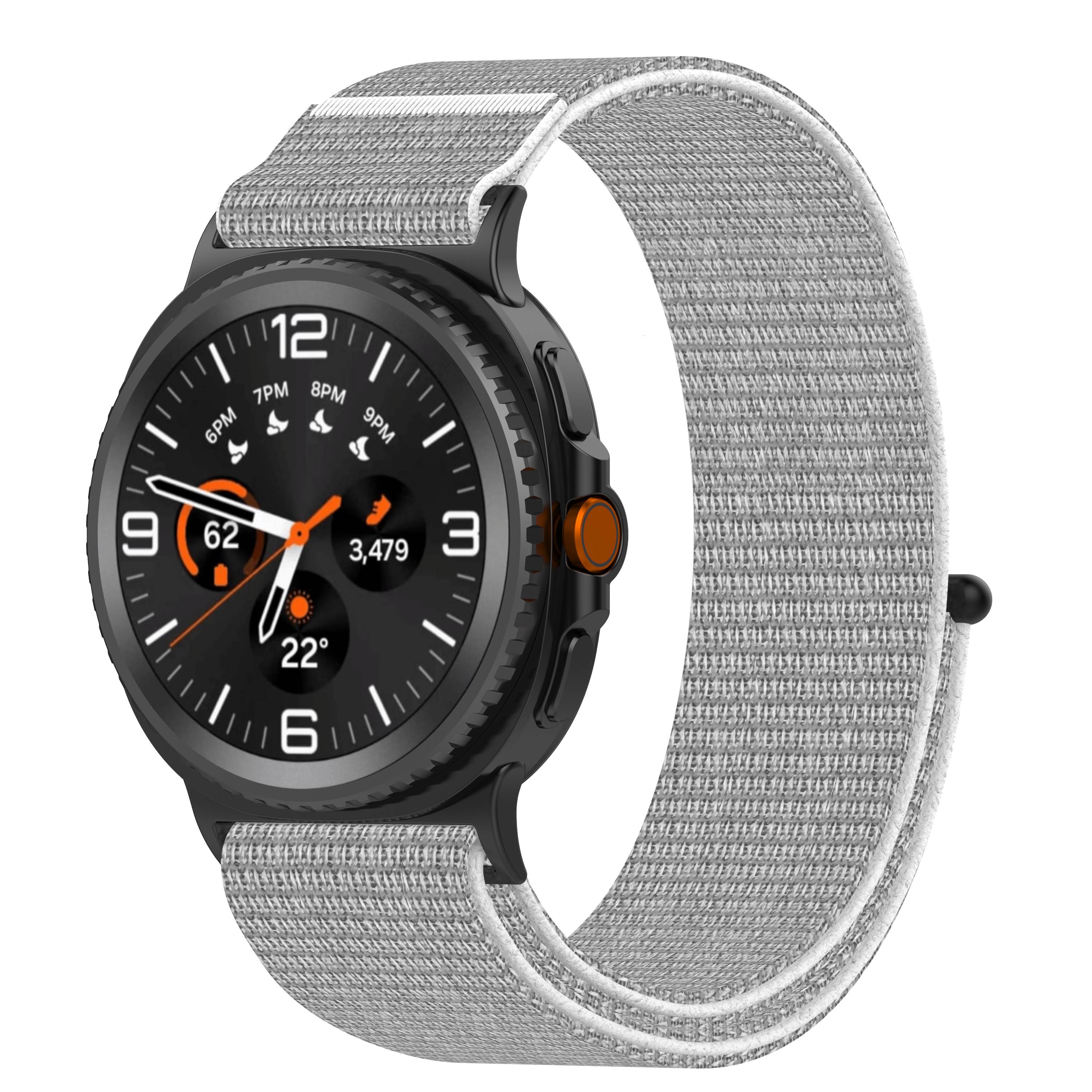 Bequemes gewebtes Armband für Samsung Galaxy Watch8/Classic Grey