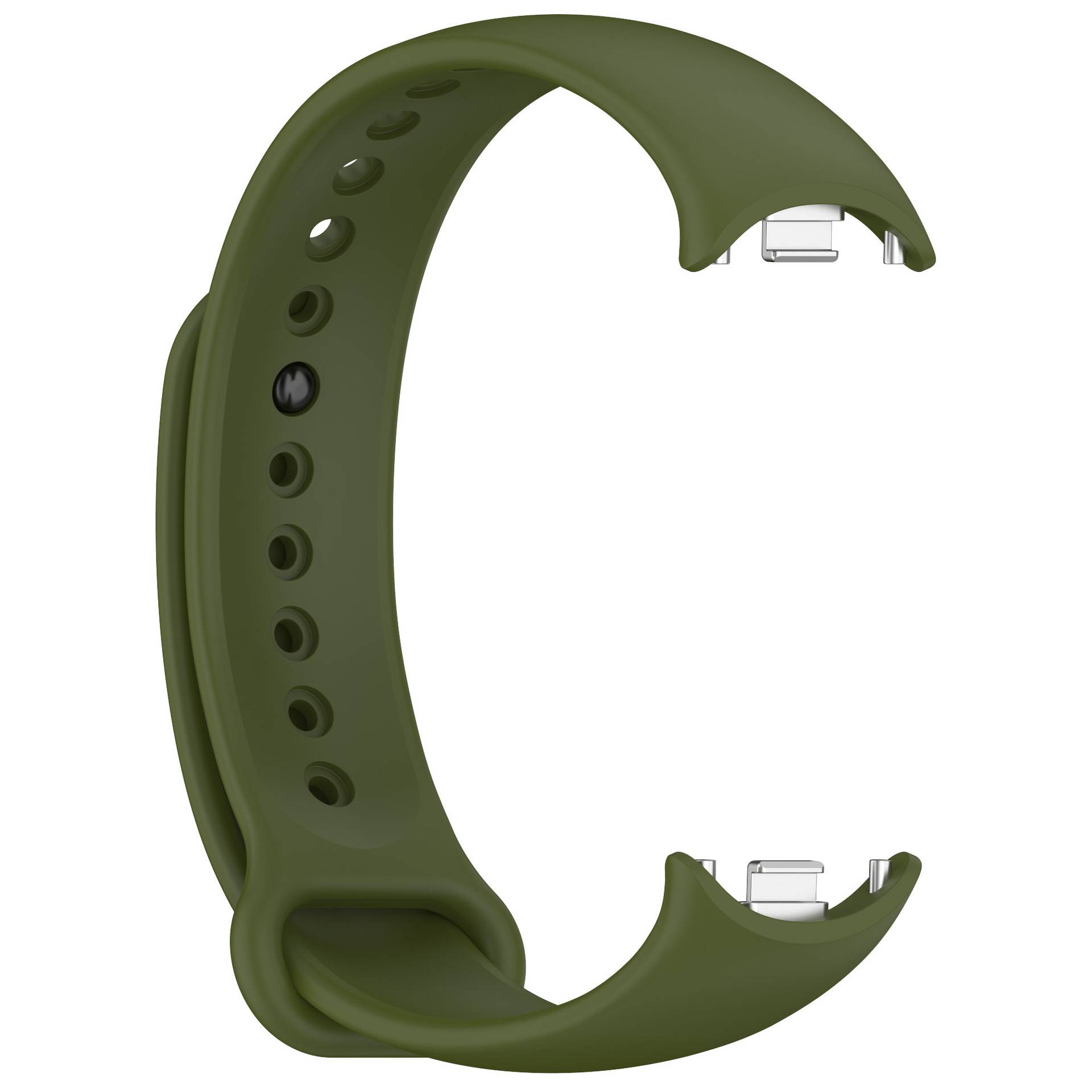 Stilvolles TPU-Armband für Xiaomi Band 8/9 (Metallkopf) Green