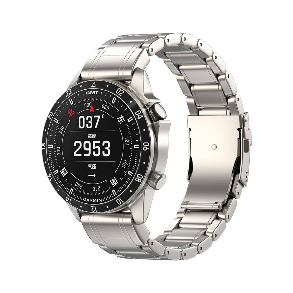 26 mm Schnellverschluss-Titanband mit Sicherheitsschnalle Garmin Fenix 8, Fenix 7