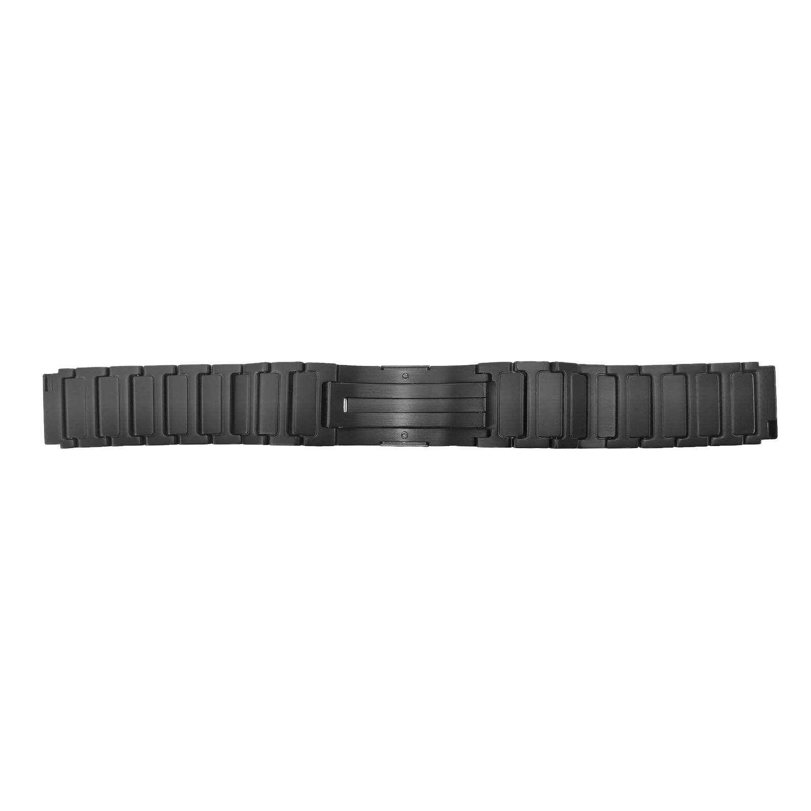 Titan Armband für Kompatibel mit Huawei WATCH 5: Stilvoll & Robust Black 42 mm