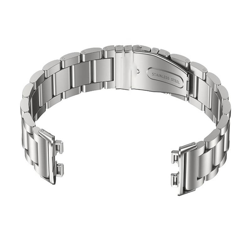 Metallarmband für Kompatibel mit Huawei Band 10 – Stilvolles Edelstahlarmband Silver