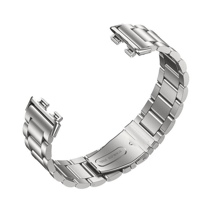 Metallarmband für Kompatibel mit Huawei Band 10 – Stilvolles Edelstahlarmband Silver