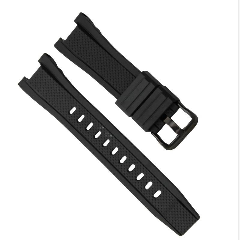 Silikon-Uhrenarmband für Casio GST-W300/400G/B100