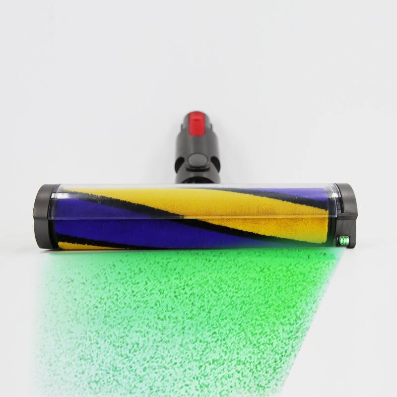 Grüner Stauberfassungs-Bürstenkopf kompatibel mit Dyson V10 Slim/V12 Slim XB Gelb Blau Weiches Samt