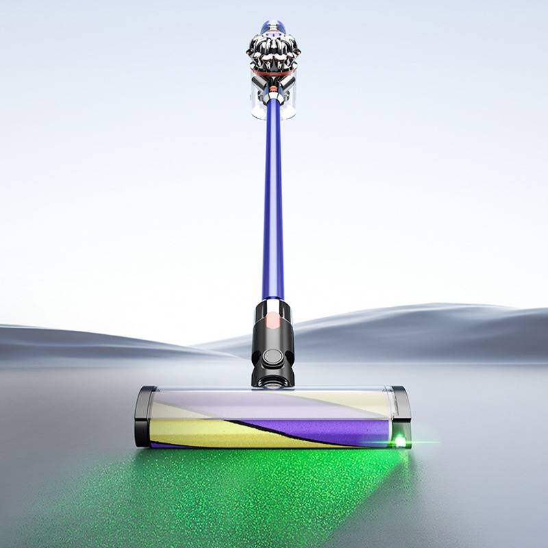 Grüner Stauberfassungs-Bürstenkopf kompatibel mit Dyson V10 Slim/V12 Slim XB Gelb Blau Weiches Samt