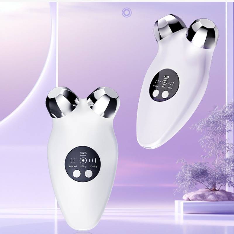 EMS Microcurrent Gesichtsstraffungs-Massagegerät - Schönheitsinstrument für die Heimanwendung White