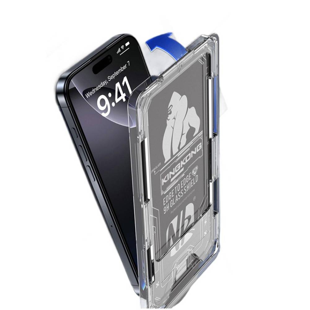 Samsung S25 Plus Displayschutzfolie aus gehärtetem Glas mit staubfreiem Installationskit - 3er Pack