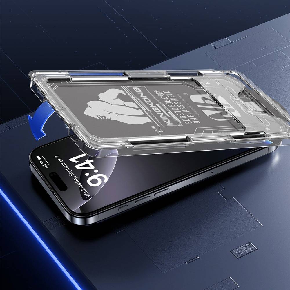 Samsung S25 Plus Displayschutzfolie aus gehärtetem Glas mit staubfreiem Installationskit - 3er Pack