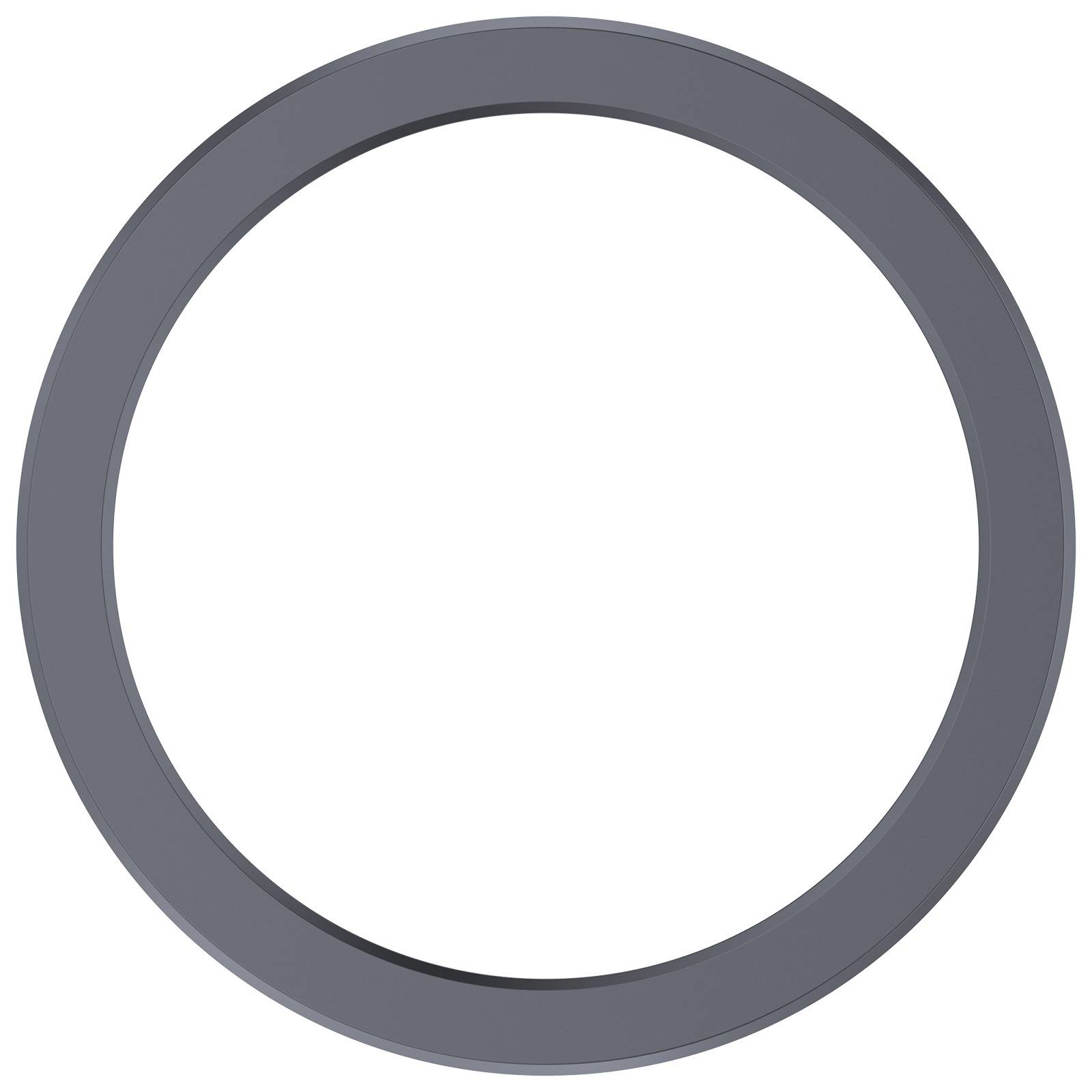 Metall-Lünette und Schutzfolie für CMF Watch Pro 2, Mehrere Farben Grey