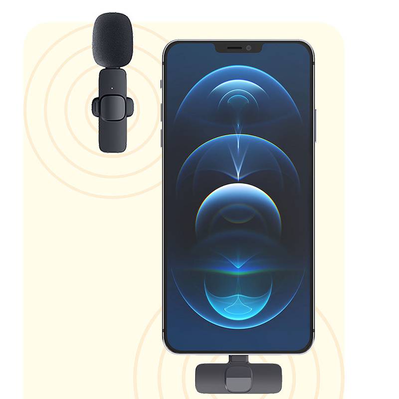 Drahtloses Lavalier-Mikrofon - Typ-C Clip-on Ansteckmikrofon