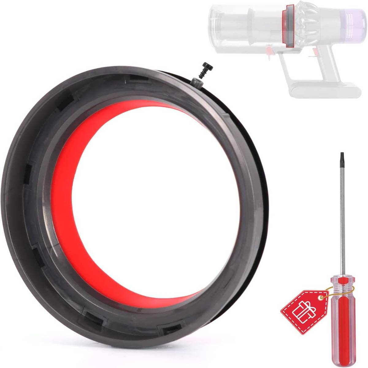 Ersatz-Dichtungsring für Dyson Cyclone V10 SV12 Staubsauger Staubbehälter