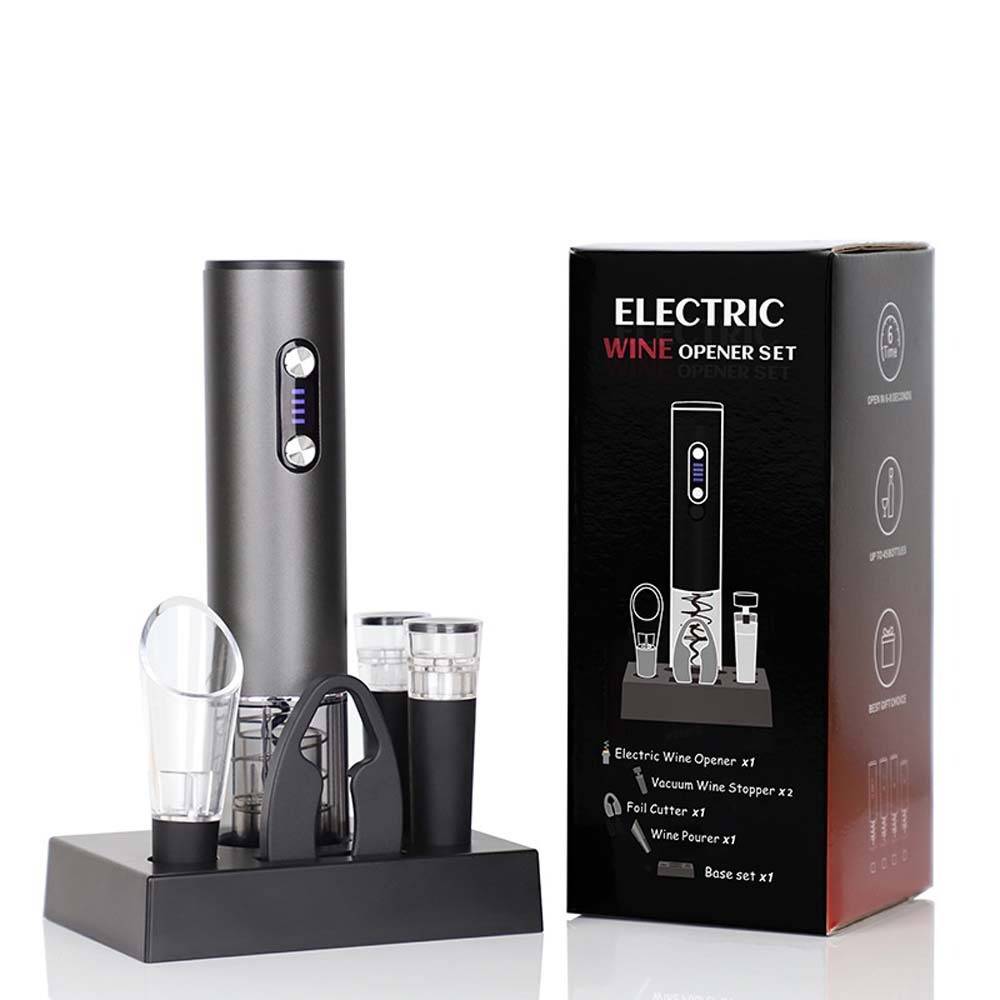 Elektrischer Weinöffner Sechs-teiliges Set - Wiederaufladbarer USB Automatischer Korkenzieher