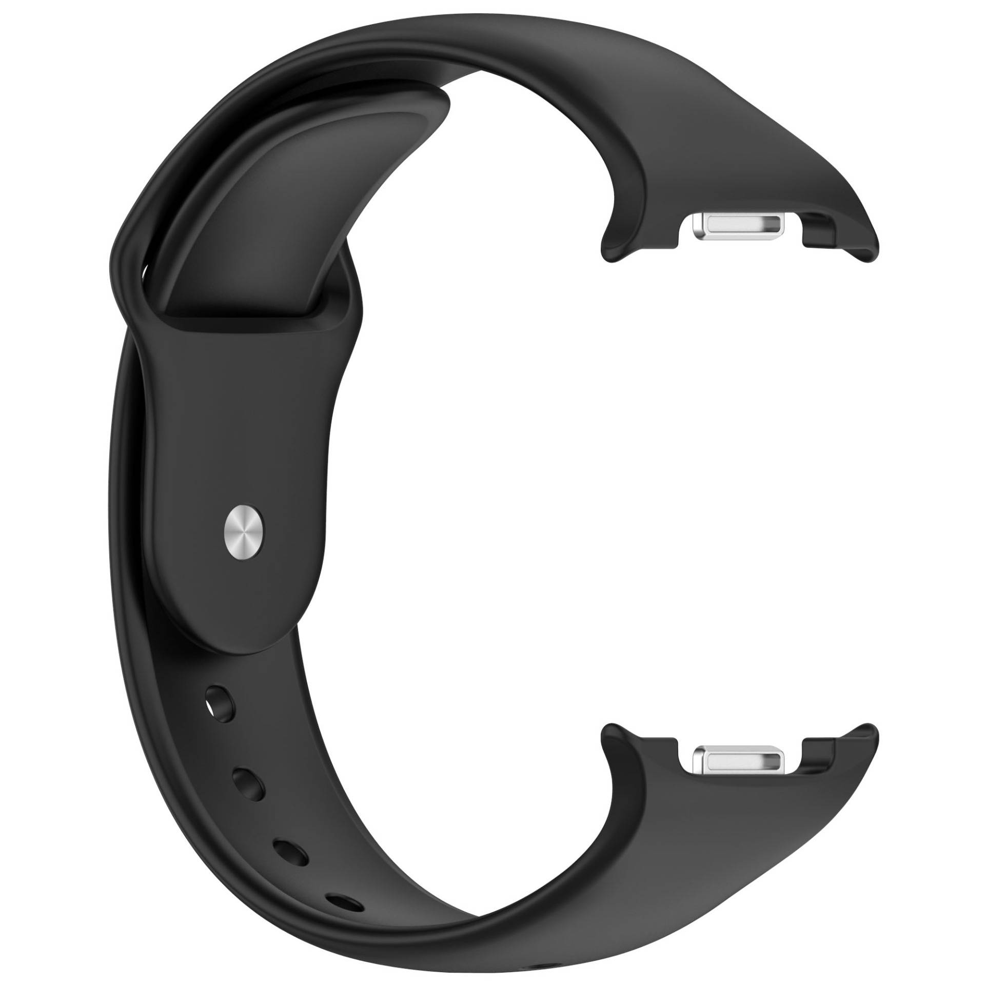 Silikonarmband mit Schnalle für Samsung Galaxy Watch 8/8 Classic Black