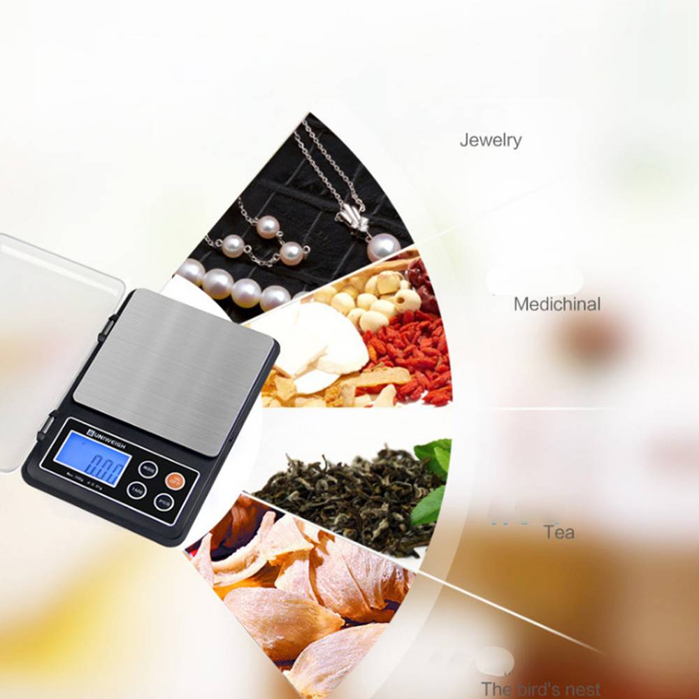 Digitale Präzisions-Küchenwaage – 2 kg/0,1 g elektronische Waage