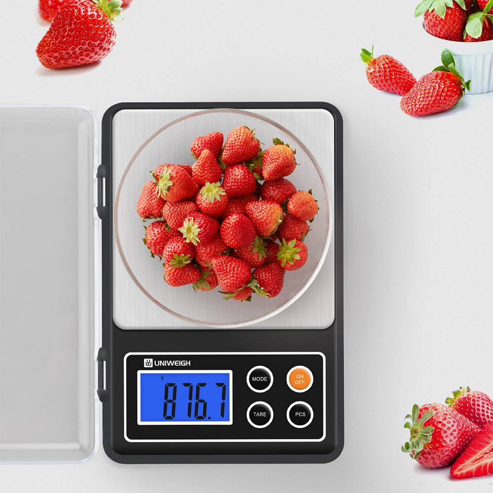 Digitale Präzisions-Küchenwaage – 2 kg/0,1 g elektronische Waage