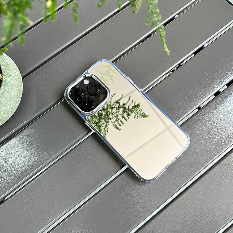 Spiegelhülle für iPhone 14 Pro Max (6,7") - Klares TPU+PC