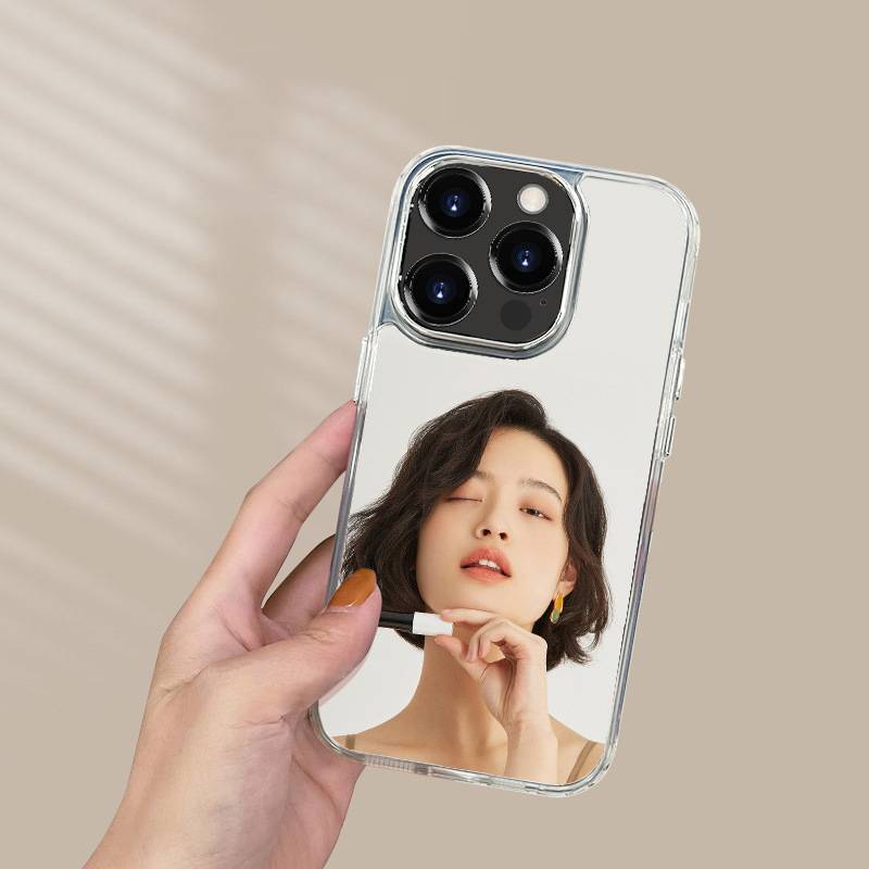 Spiegelhülle für iPhone 14 Pro Max (6,7") - Klares TPU+PC