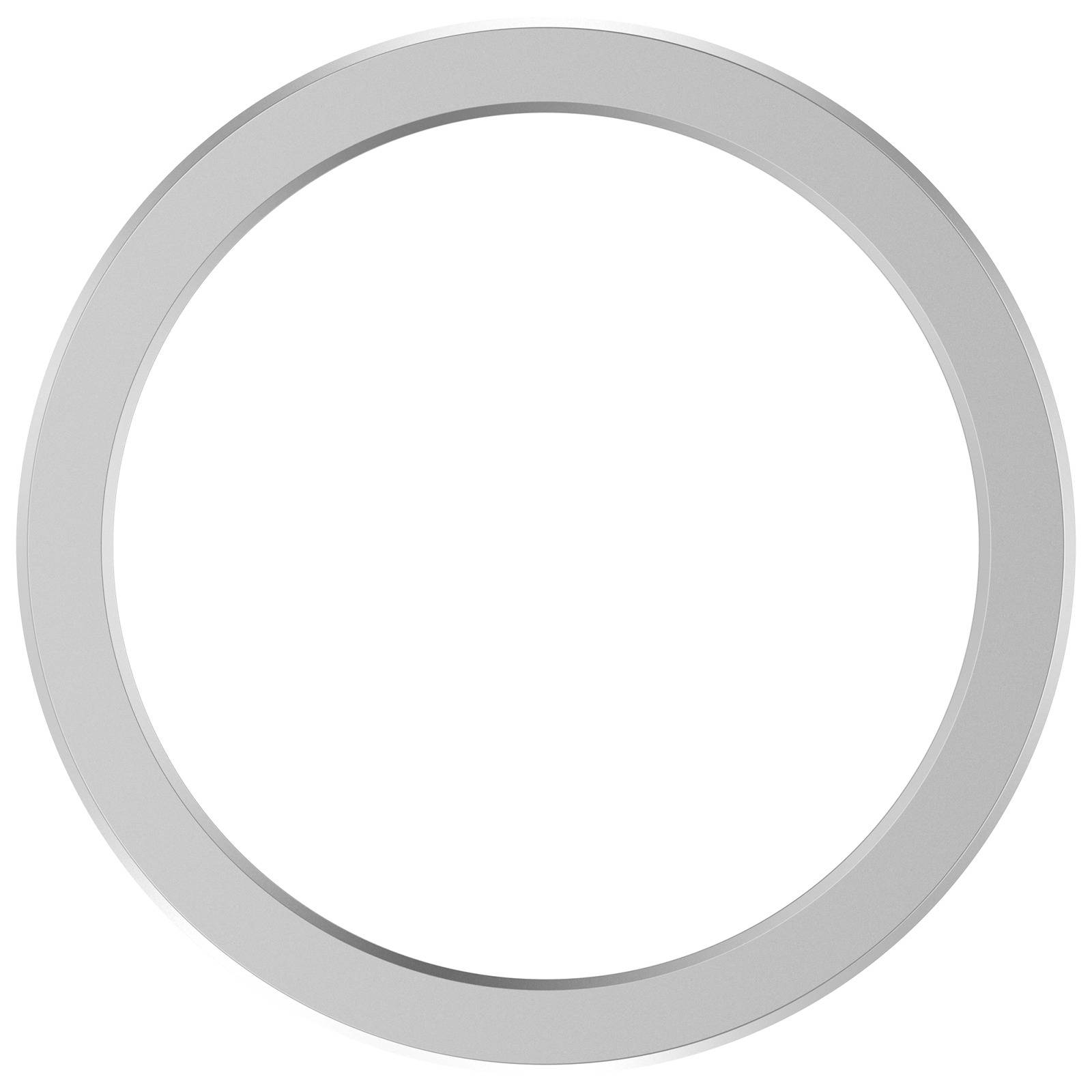 Metall-Lünette und Schutzfolie für CMF Watch Pro 2, Mehrere Farben Silver