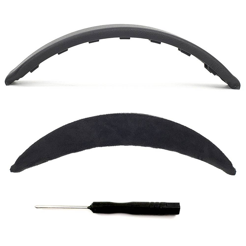 Ersatz-Kopfbandpolster kompatibel mit Bose QC35/QC35II/QC45/QC SE Kopfhörern mit Schraubendreher Black