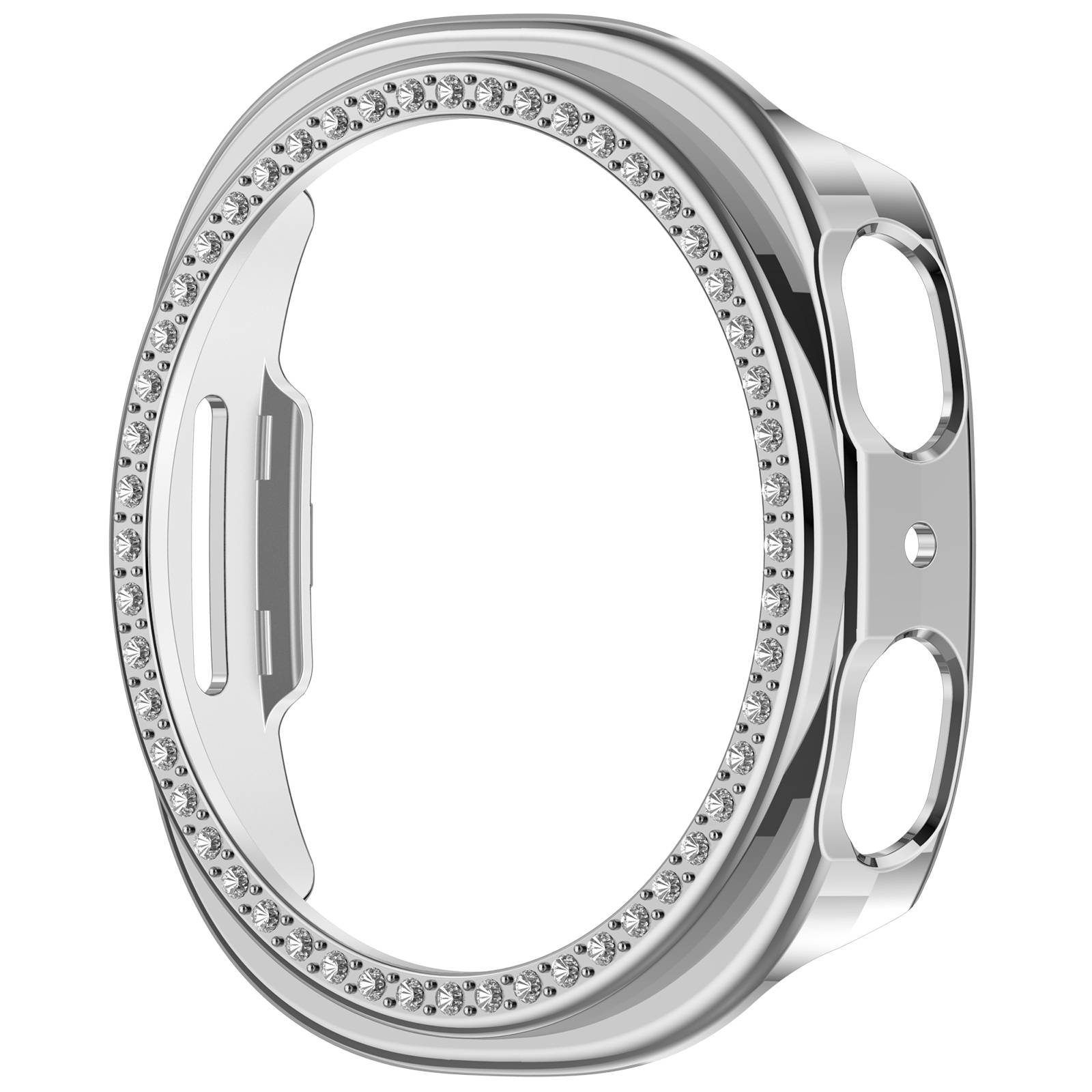 Stilvolles PC-Gehäuse für Samsung Galaxy Watch 8 44mm Silver