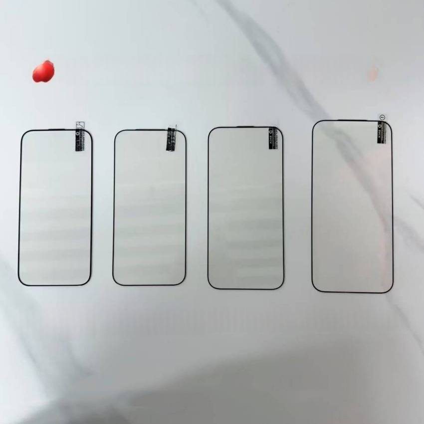 Hochwertiger Aluminium-Displayschutz aus gehärtetem Glas [HD] kompatibel mit iPhone 13 Pro Max (2er-Pack)