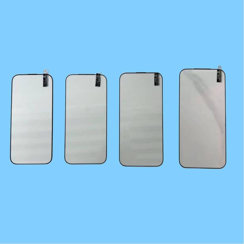 Hochwertiger Aluminium-Displayschutz aus gehärtetem Glas [HD] kompatibel mit iPhone 13 Pro Max (2er-Pack)