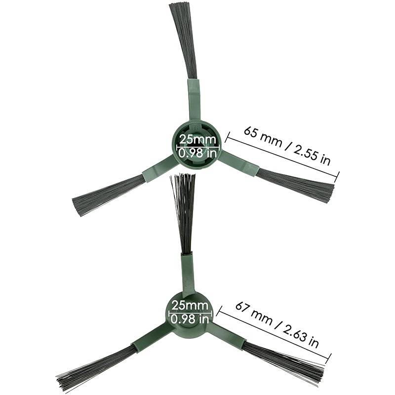 10er-Pack Ersatz-Seitenbürsten kompatibel mit iRobot Roomba Combo Essential Saugroboter