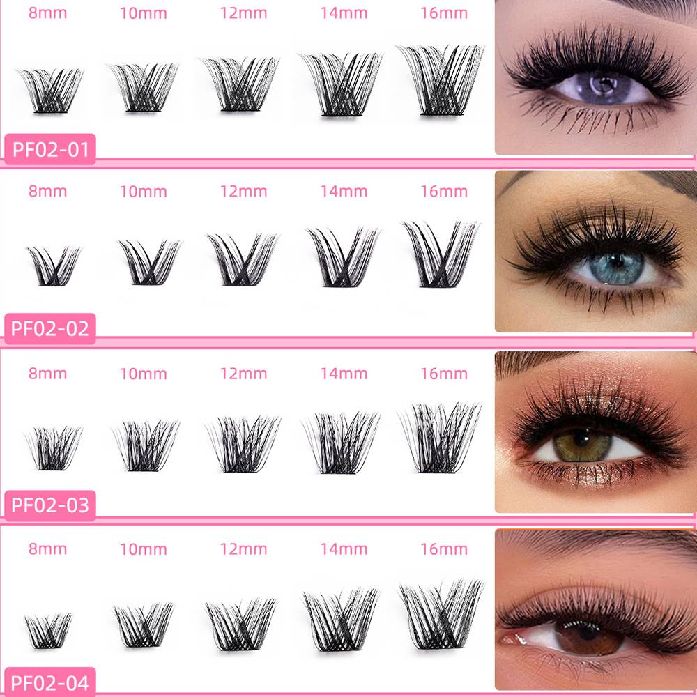 Falsche Wimpern aus Naturfasern für mehr Schönheit