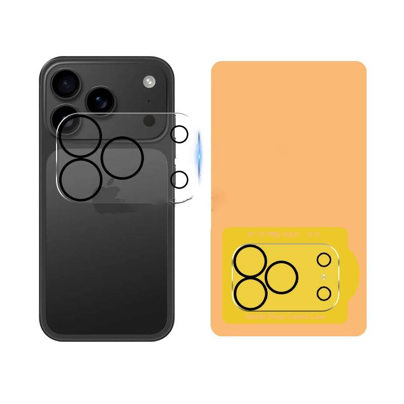 2er-Pack Kameralinsenschutz aus gehärtetem Glas, kompatibel mit iPhone 17 Pro Max