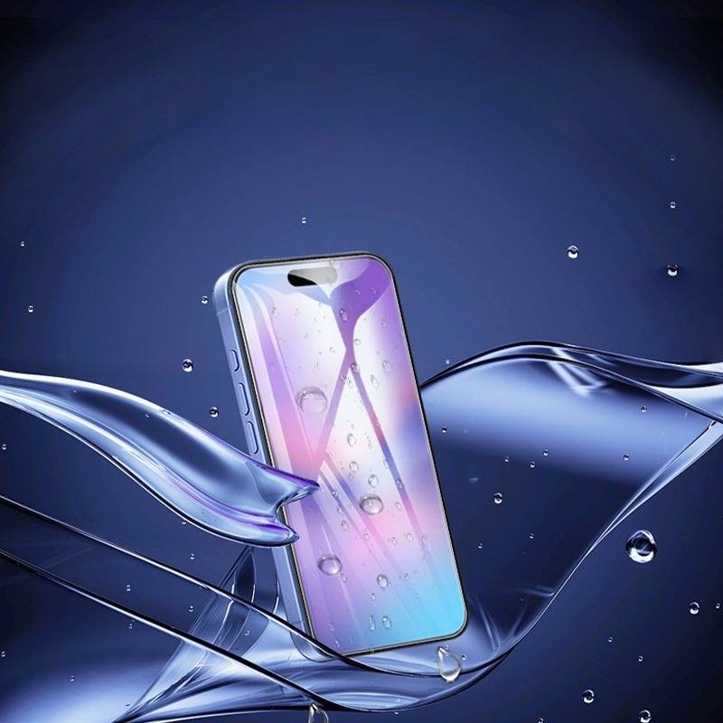 Gebogene Displayschutzfolie aus gehärtetem Glas für Apple iPhone 17 Pro Max (2 Stück)