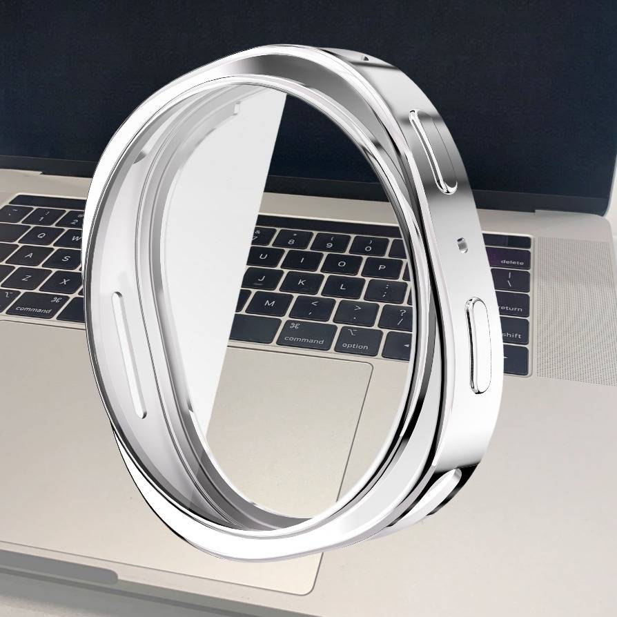 TPU Schutzhülle für Samsung Galaxy Watch 8 – Stoßfest, Kratzfest, 1 Stück Silver S