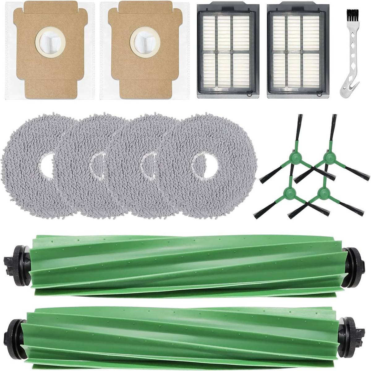 Ersatzteile kompatibel mit iRobot Roomba Plus 405 Staubsaugerroboter Zubehör