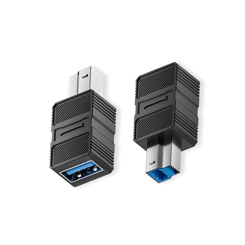 USB 3.0 B Stecker auf A Buchse Adapter (2er-Pack) – Hochgeschwindigkeits-Datenübertragung