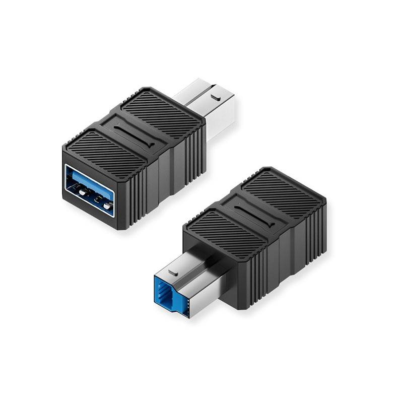 USB 3.0 B Stecker auf A Buchse Adapter (2er-Pack) – Hochgeschwindigkeits-Datenübertragung
