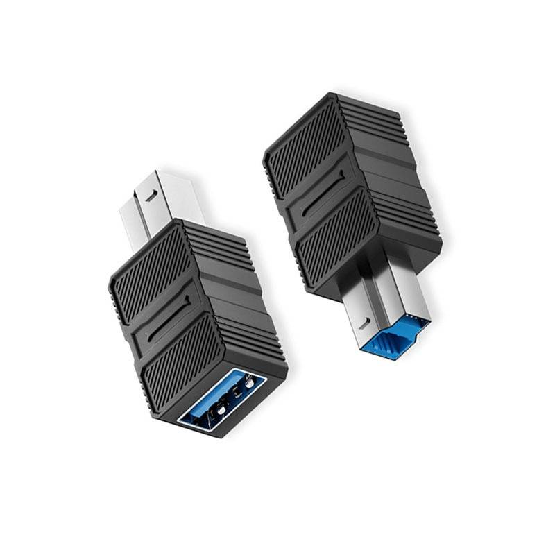USB 3.0 B Stecker auf A Buchse Adapter (2er-Pack) – Hochgeschwindigkeits-Datenübertragung