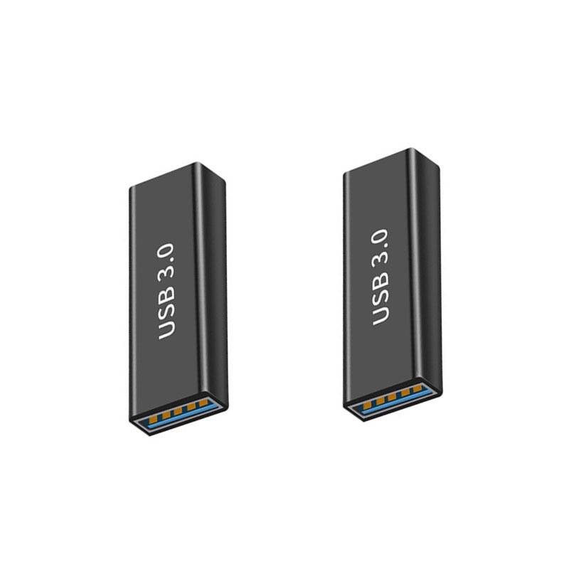USB 3.0 Buchse auf Buchse Adapter – Gerader Stecker (2er-Pack)