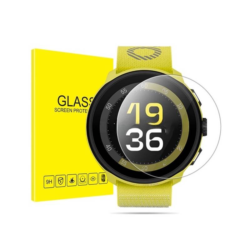 Hochwertiger Displayschutz aus gehärtetem Glas kompatibel mit Suunto Run - Blaulichtfilter, 2 Stück