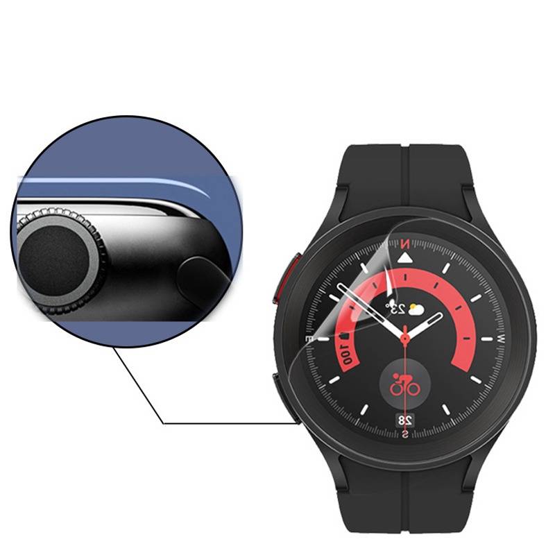 TPU Displayschutzfolie kompatibel mit Garmin Forerunner 265S - 42mm (2er-Pack) - Selbstklebende Positionierung