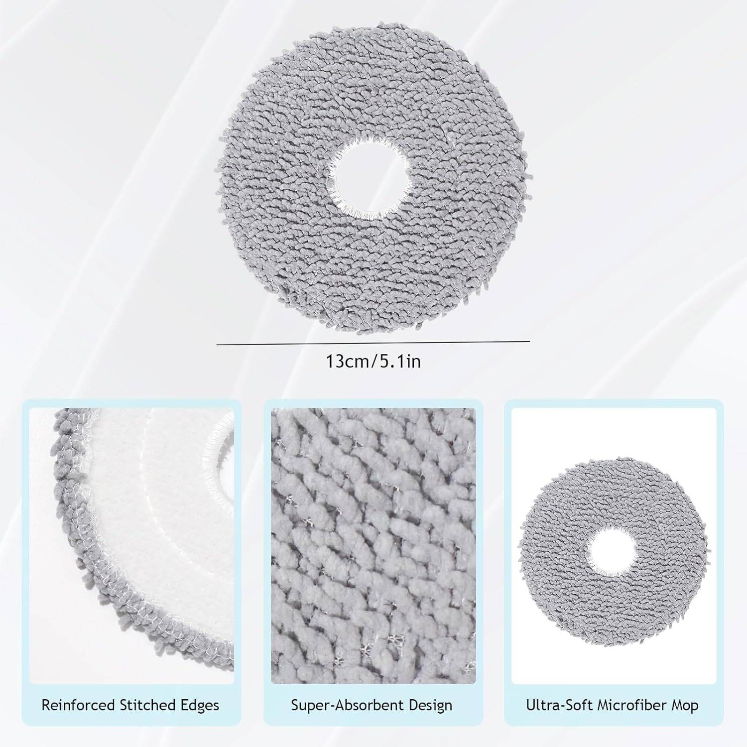 Ersatz-Wischtücher kompatibel mit iRobot Roomba Plus 405 Saugroboter Zubehör