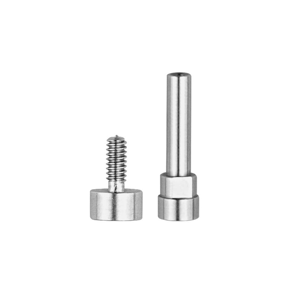 Scharnierschrauben-Ersatz für Bose QC35/35 II/45/SE Kopfhörer - Silbergraue Zinklegierung