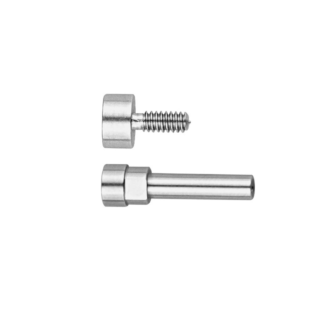 Scharnierschrauben-Ersatz für Bose QC35/35 II/45/SE Kopfhörer - Silbergraue Zinklegierung