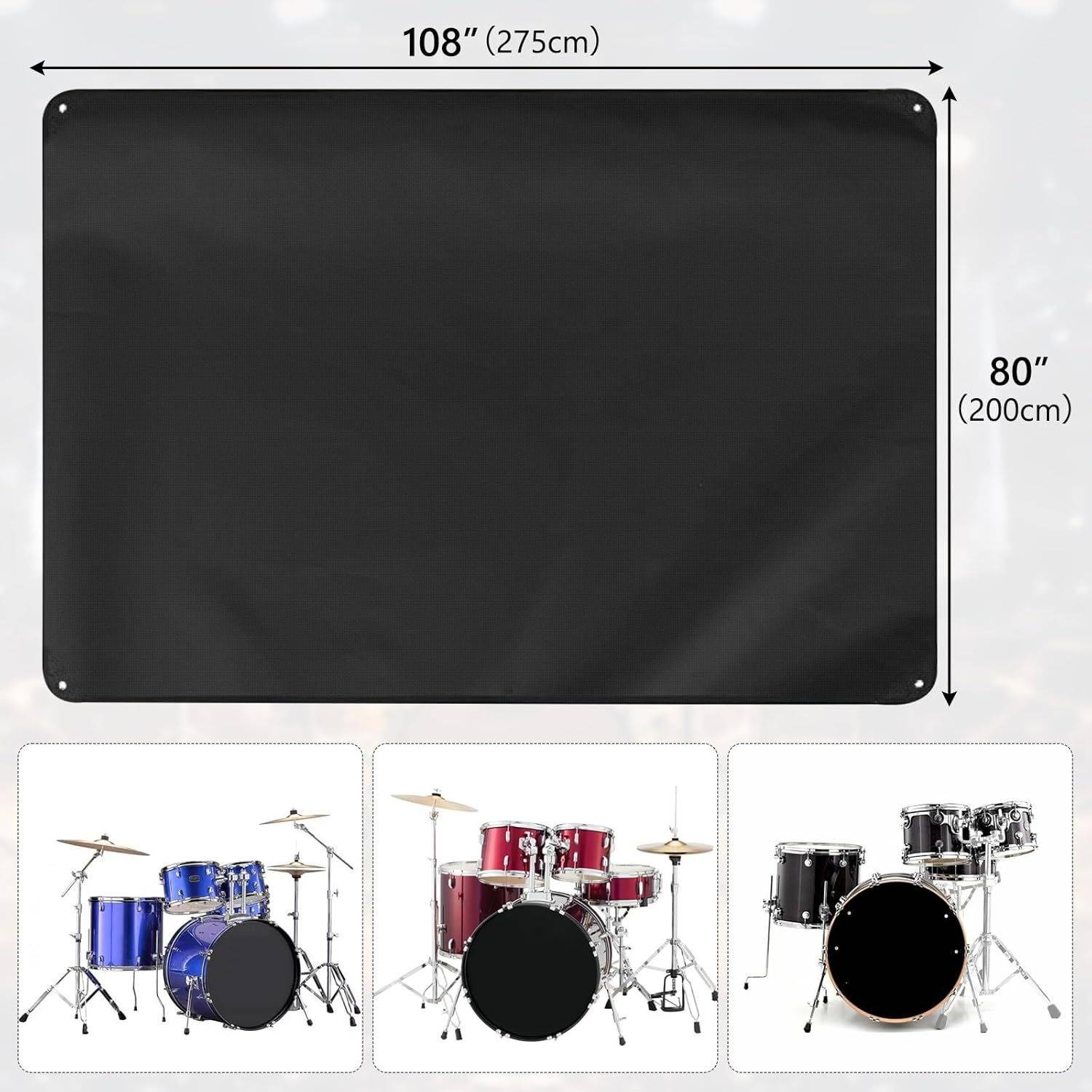 210D Oxford-Gewebe Schlagzeugabdeckung – Staubdichte und wasserabweisende Schutzhülle für Ihr Schlagzeug