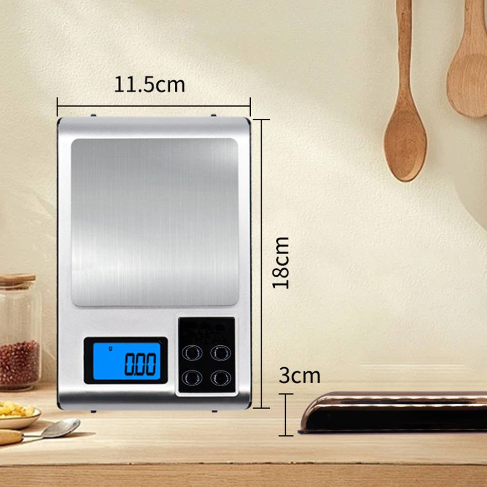 Hochpräzise 500g 0.01g digitale Küchen-Lebensmittel-Schmuckwaage