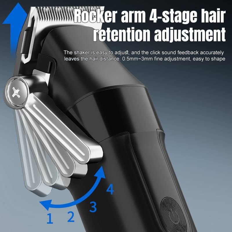 Professionelles Herren-Haarschneide-Set mit zwei Trimmern für den Heimgebrauch Black