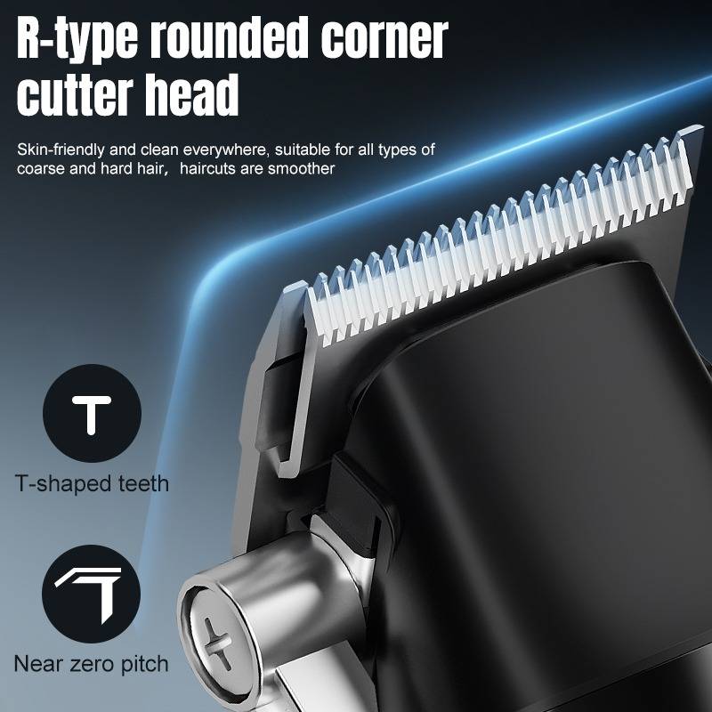 Professionelles Herren-Haarschneide-Set mit zwei Trimmern für den Heimgebrauch Black