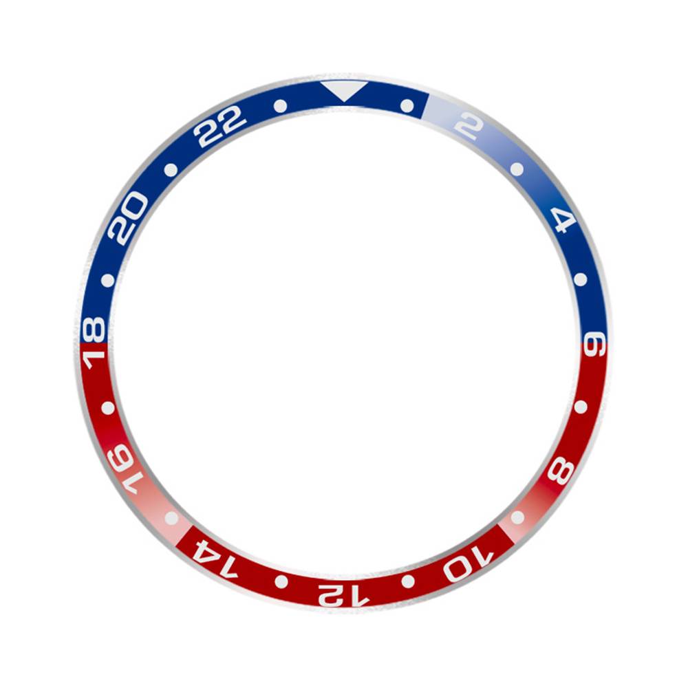 Stilvolle Lünette für Xiaomi Watch S3/S4 Red+Blue