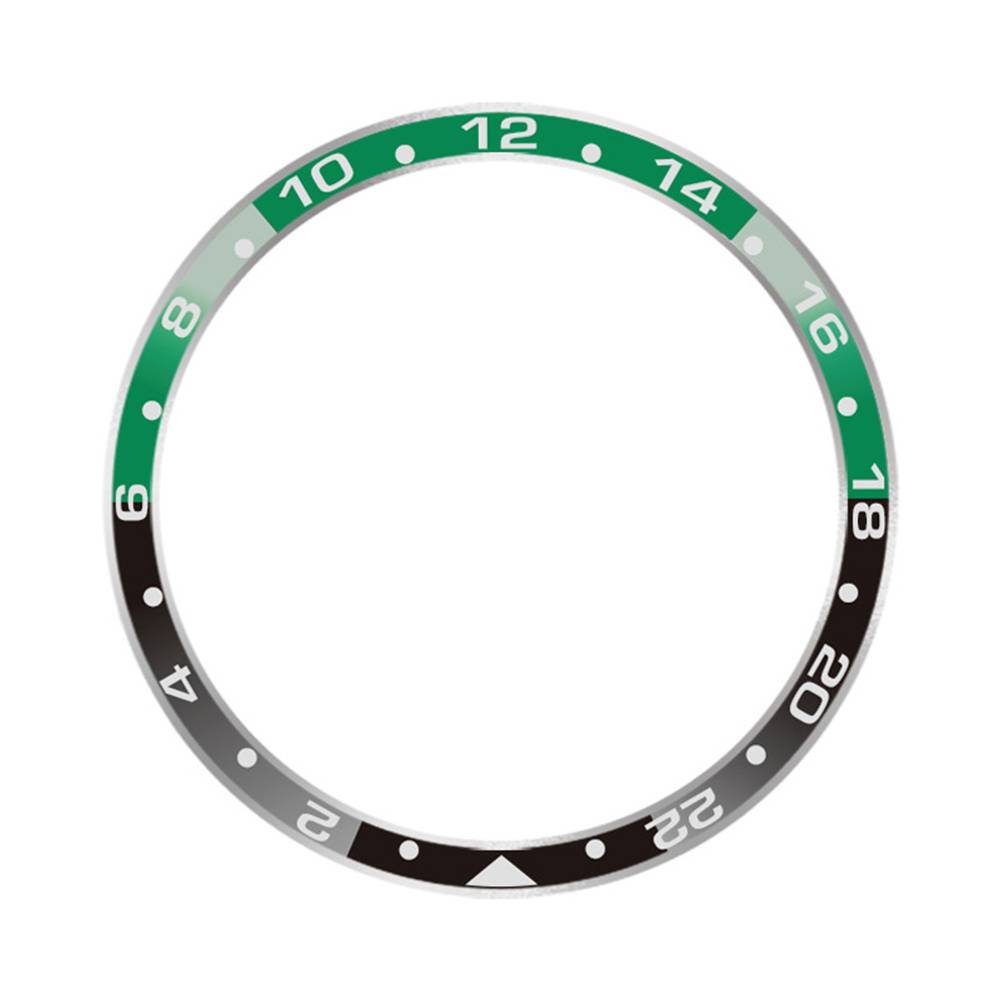 Stilvolle Lünette für Xiaomi Watch S3/S4 Green+Black