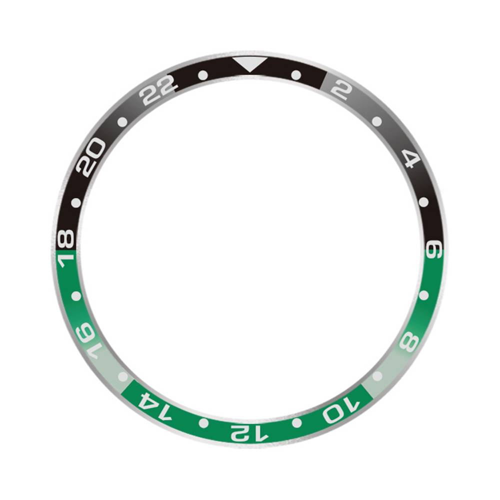 Stilvolle Lünette für Xiaomi Watch S3/S4 Green+Black