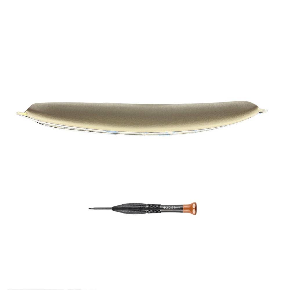 Ersatzpolster für Kopfbügel, kompatibel mit Sony WH-1000XM2 und MDR-1000X + Schraubendreher Gold