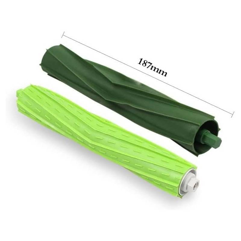 4 Paar Hauptbürsten kompatibel mit iRobot Roomba i7 E5 E6 E7 Staubsaugerroboter Zubehör